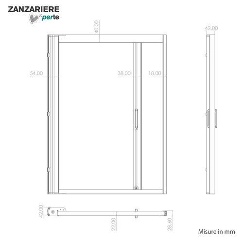Zanzariera rullo liliana - rullo,