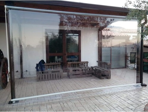 Tenda antipioggia trasparente - tenda,